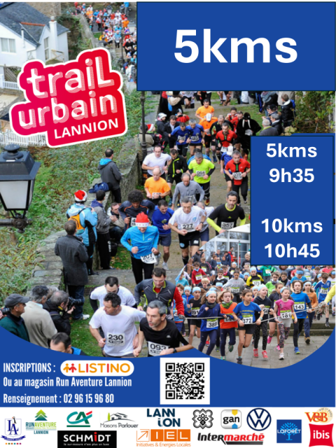 5Kms - TRAIL URBAIN LANNION 2025