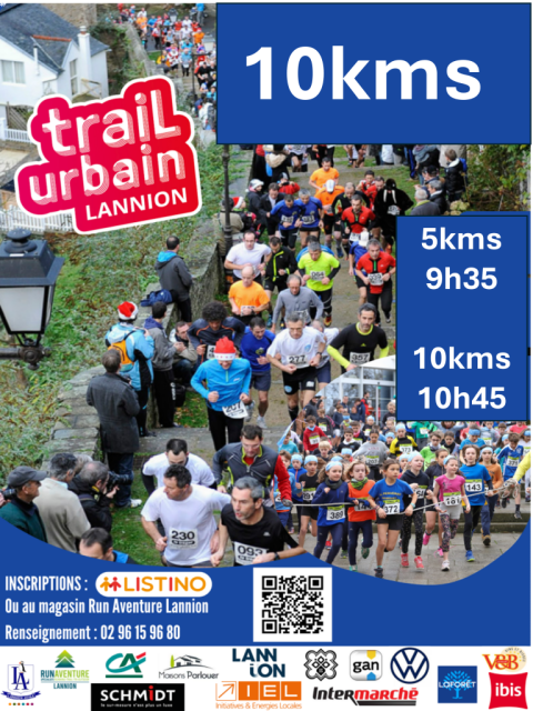 10kms - TRAIL URBAIN LANNION 2025
