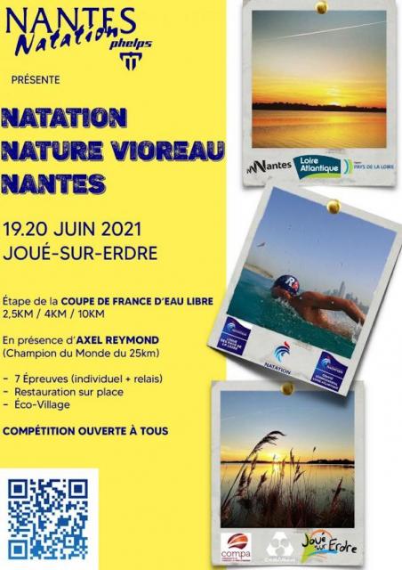 Natation eau libre Vioreau 10 km du dimanche 20 Juin