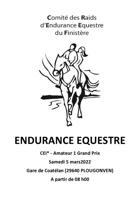 ENDURANCE EQUESTRE INTERNATIONALE (PLOUGONVEN 29) mars 2022