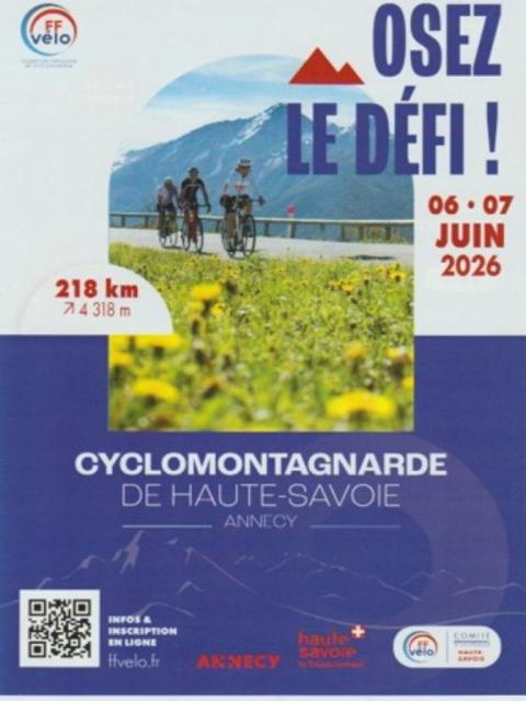 LA CYCLOMONTAGNARDE 2026 - 218km D+ 4318
